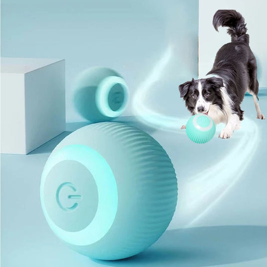 Electric Dog Toys Smart Dog Ball Toys For Dogs Funny Auto Rolling Ball Self-moving Puppy Games Toys Pet Accessories