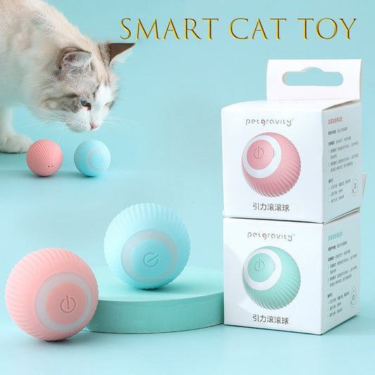 Smart Cat Toys Automatic Rolling Ball Electric Cat Toys Interactive For Cats
